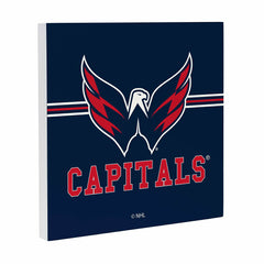 Washington Capitals Wood Wall Sign, 12x12 - NHL Home