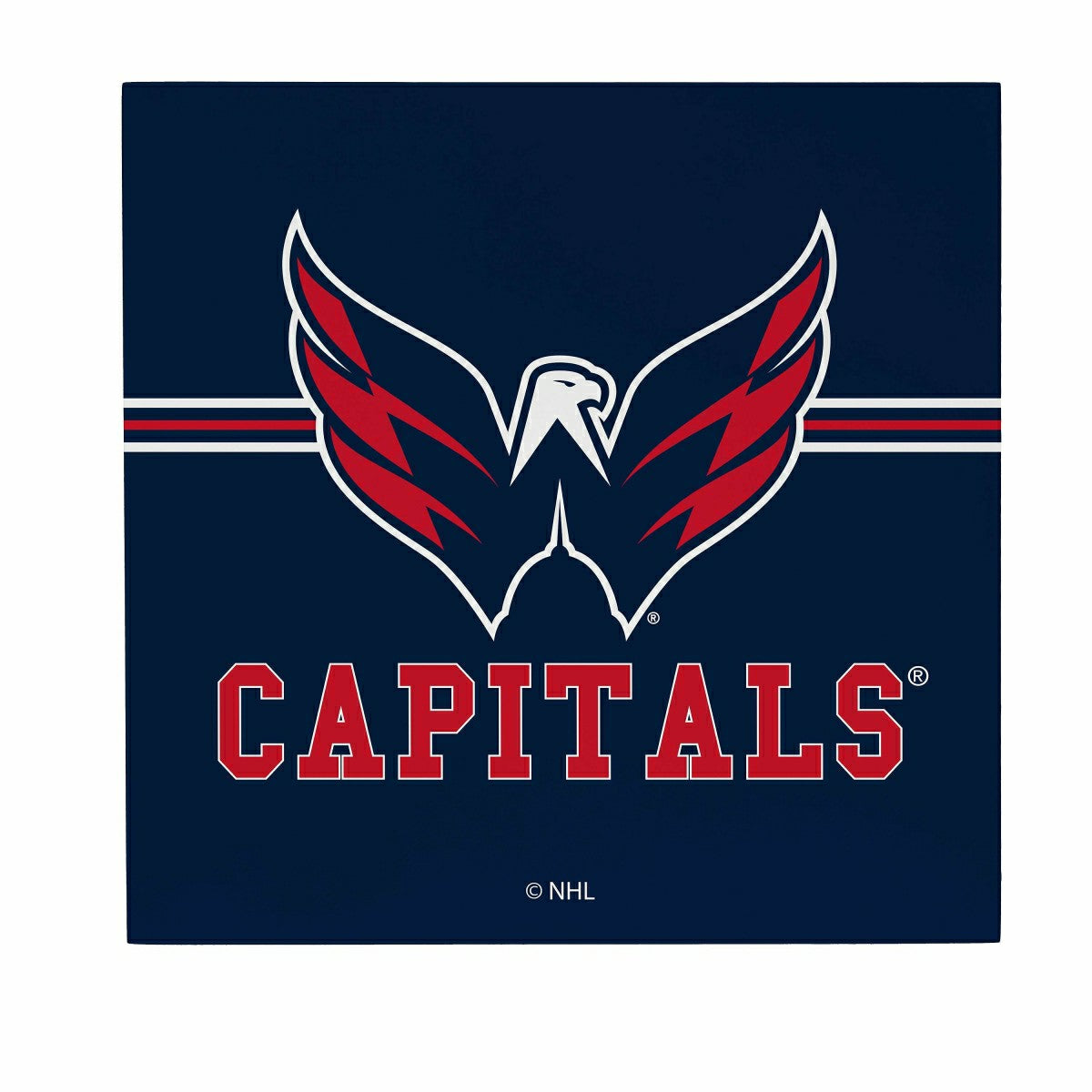 Washington Capitals Wood Wall Sign, 12x12 - NHL Home