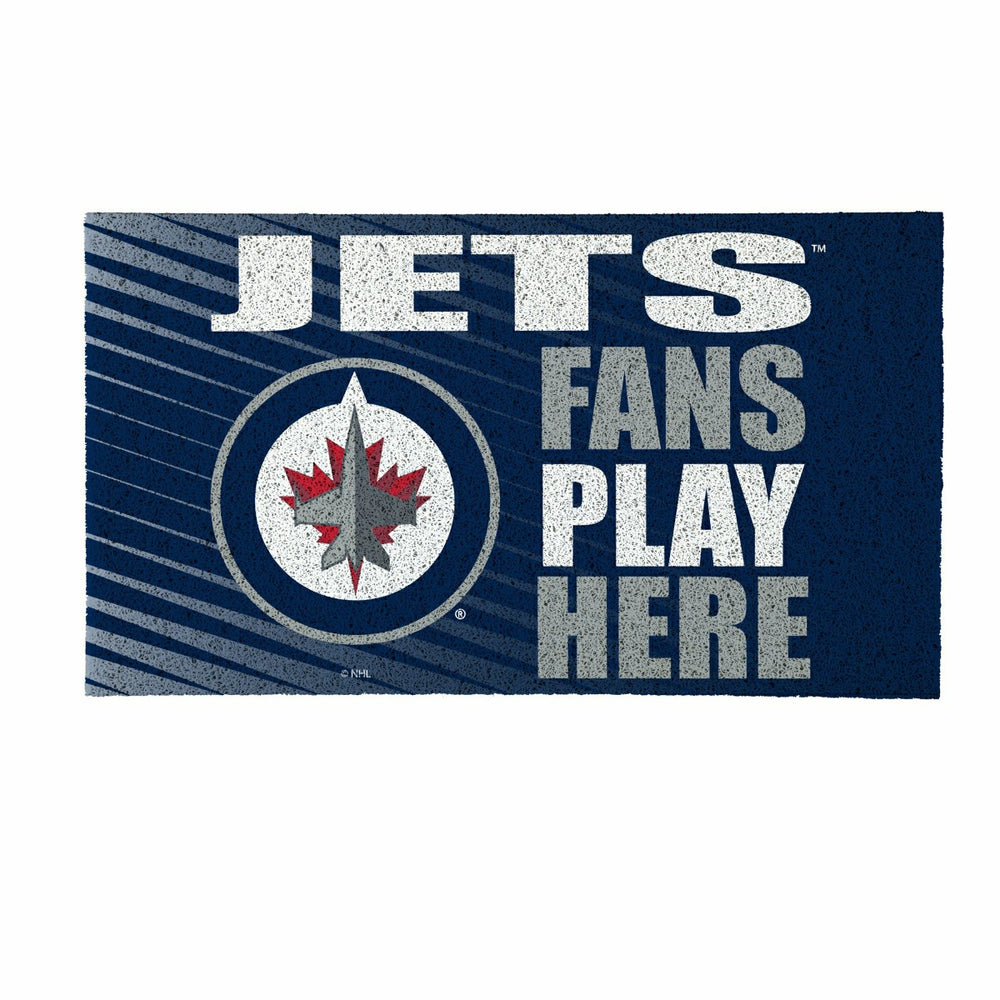 Winnipeg Jets Fan Mat, 28"x16" - NHL