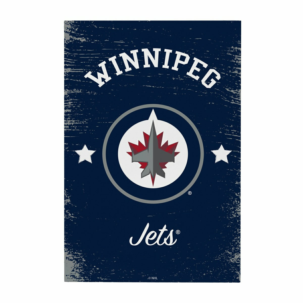 Winnipeg Jets Wood Wall Sign, 16x24 - NHL Home