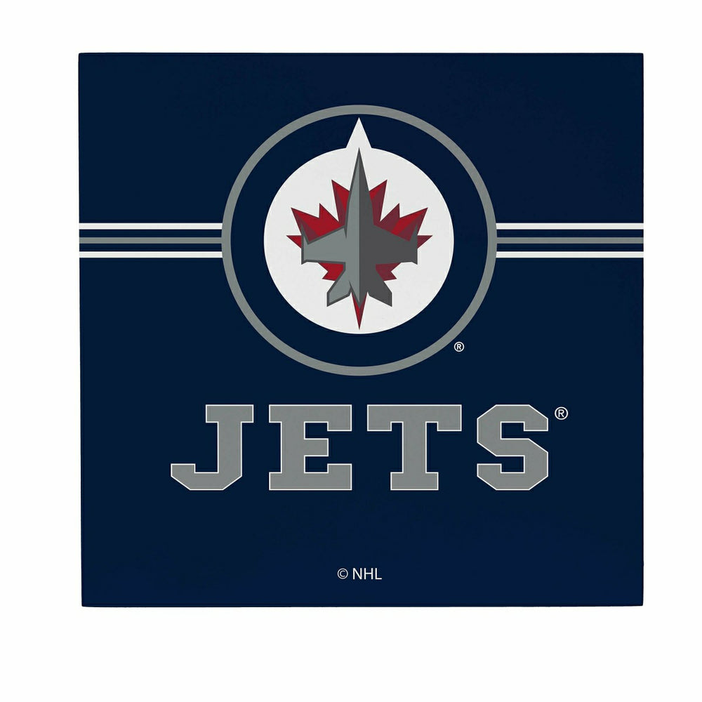 Winnipeg Jets Wood Wall Sign, 12x12 - NHL Home
