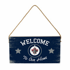 Winnipeg Jets Wood Wall Sign, 6x11 - NHL Home