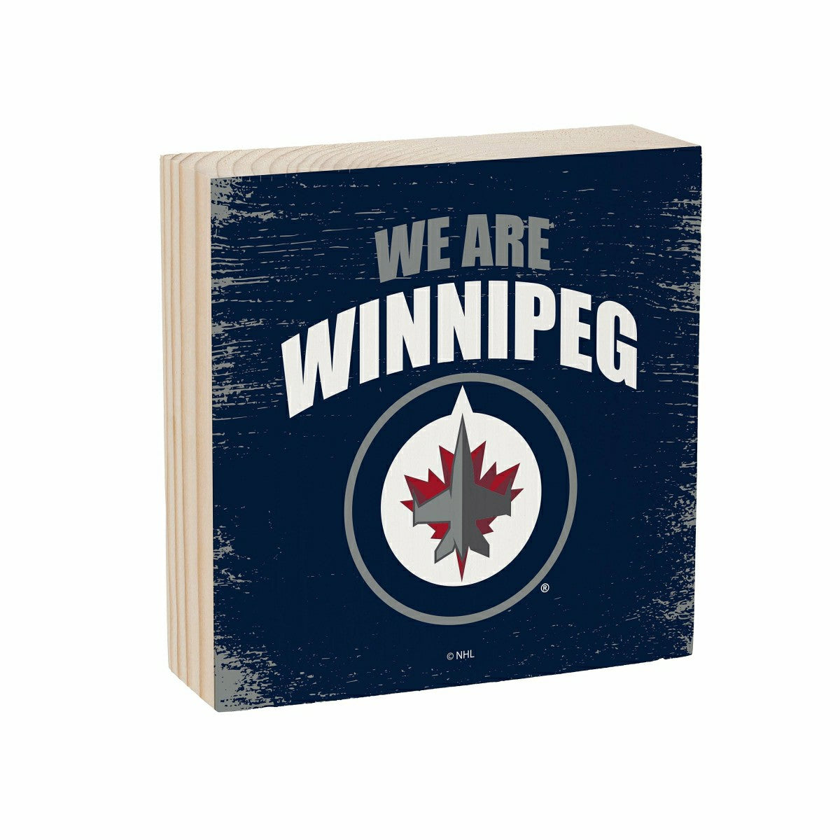 Winnipeg Jets Plock, Down Home Fans, 6x6 - NHL Home