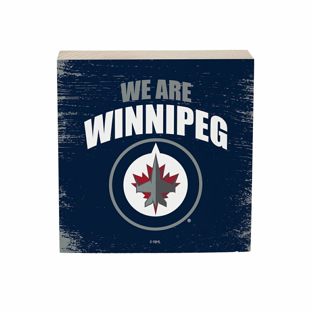 Winnipeg Jets Plock, Down Home Fans, 6x6 - NHL Home