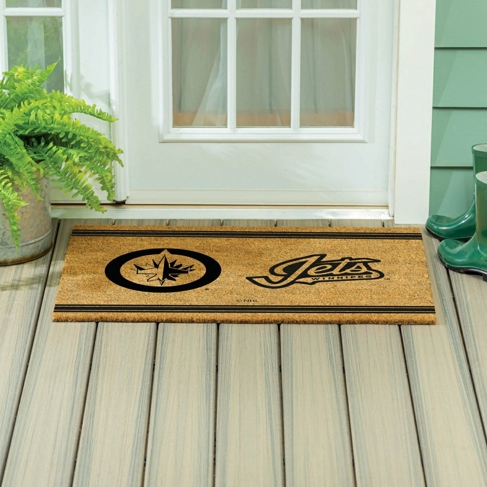 Winnipeg Jets Large One Color Coir Mat, 36"x24" - NHL