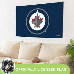 Winnipeg Jets Single Sided Flag w/ 2 Grommets, 3'x5' - NHL Home