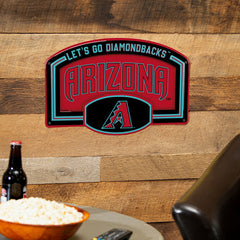 Arizona Diamondbacks USA Embossed Steel Wall Sign, 11" x 17" - MLB Home