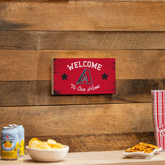 Arizona Diamondbacks Wood Wall Sign, 6x11 - MLB Home