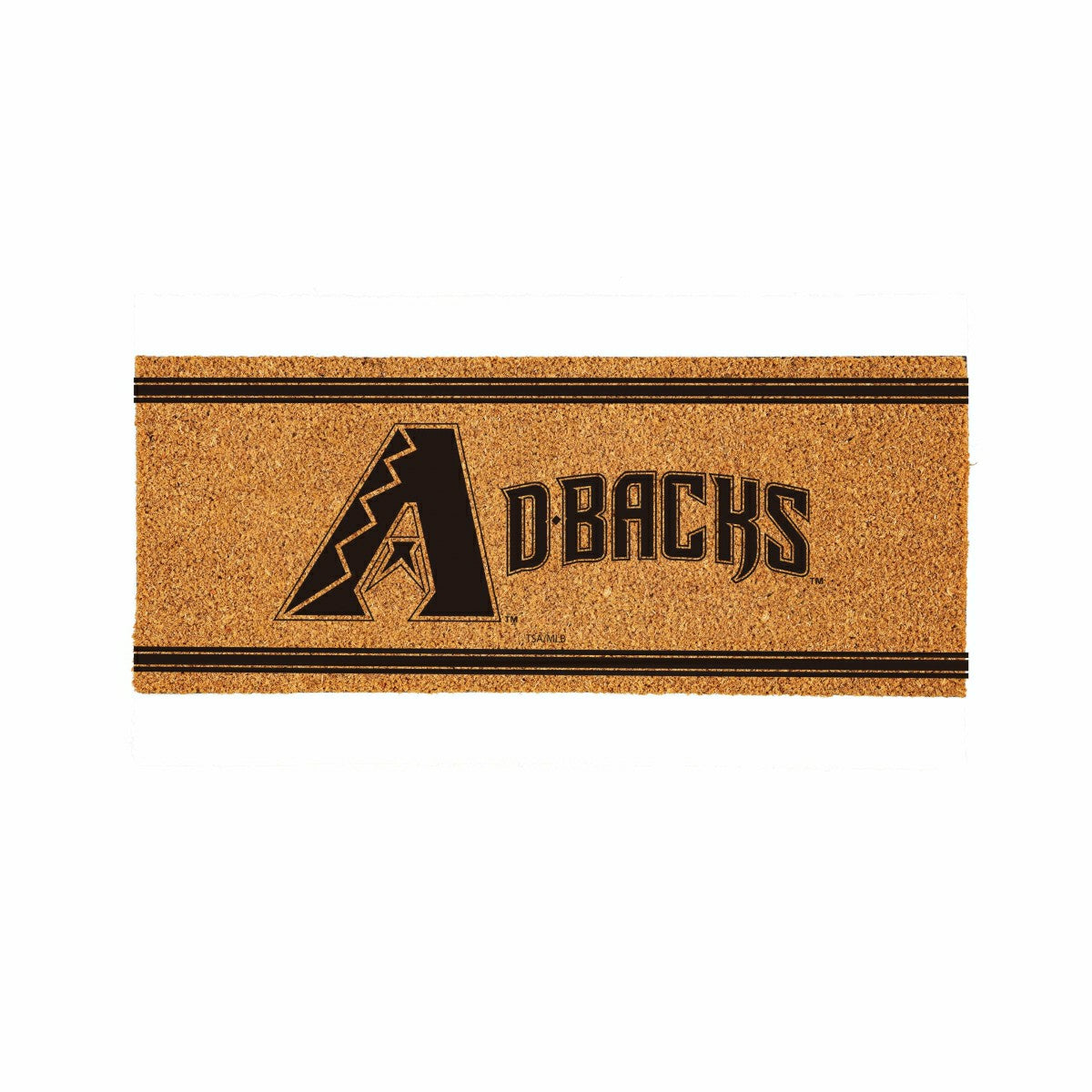 Arizona Diamondbacks Extra Large One Color Coir Mat, 60"x24" - MLB