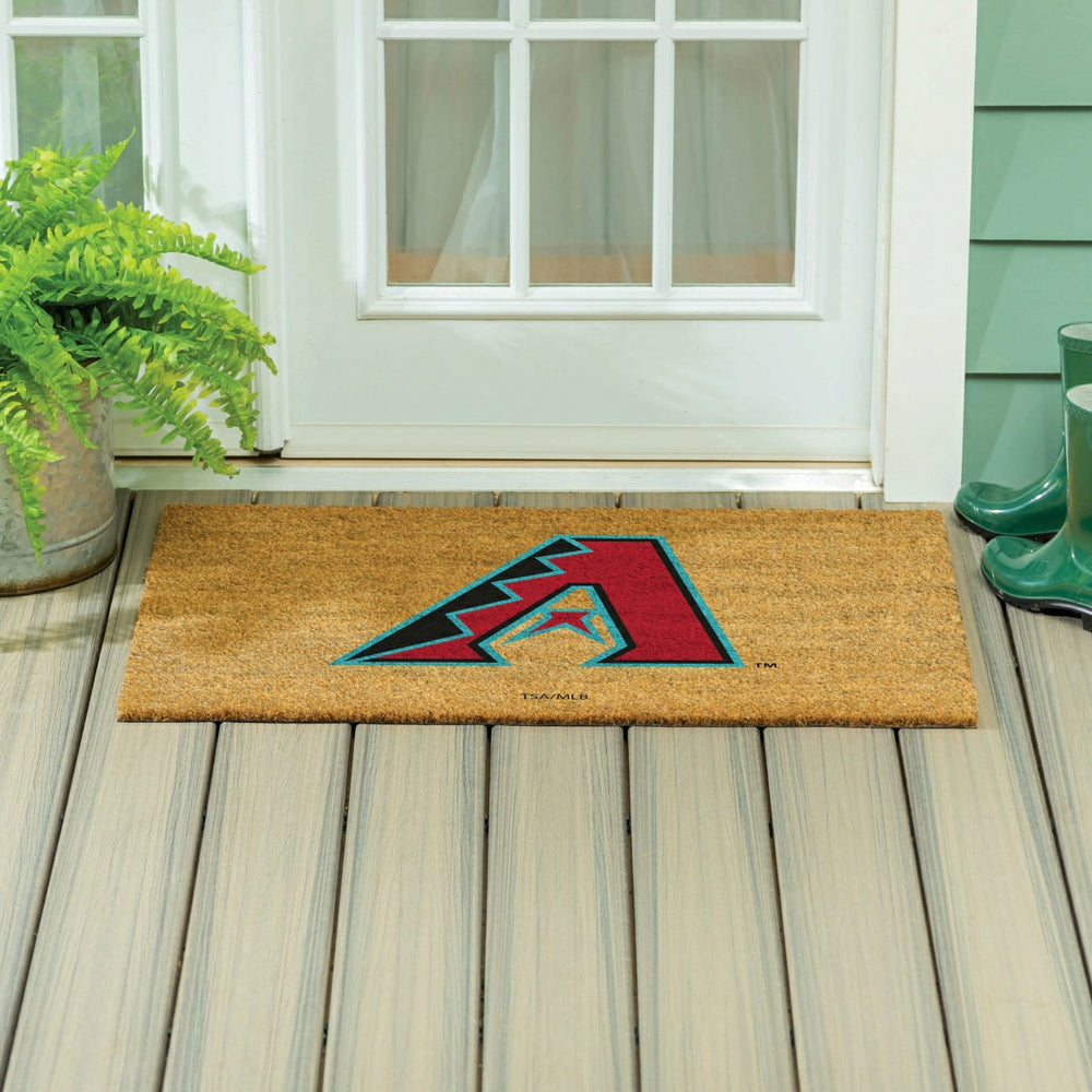 Arizona Diamondbacks Large Full Color Coir Mat, 36"x24" - MLB