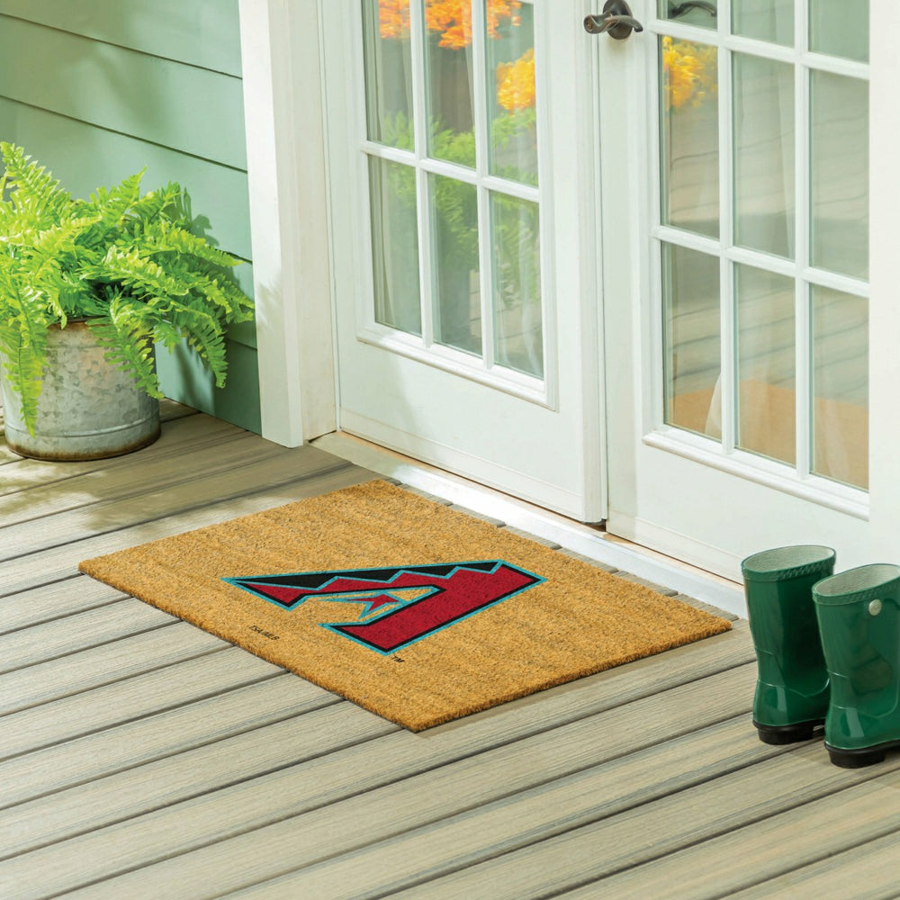Arizona Diamondbacks Large Full Color Coir Mat, 36"x24" - MLB