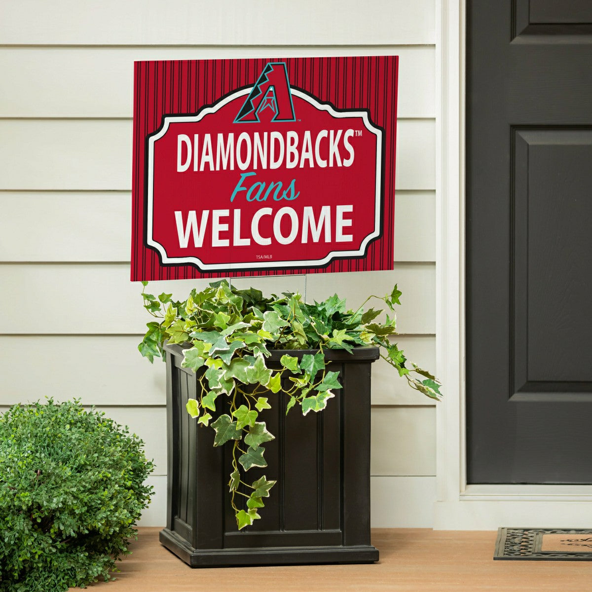 Arizona Diamondbacks Coroplast Yard Sign, "Fans Welcome" - MLB Home