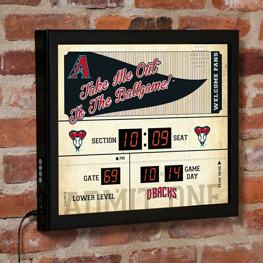 Scoreboard Wall Clock, Arizona Diamondbacks - MLB Home