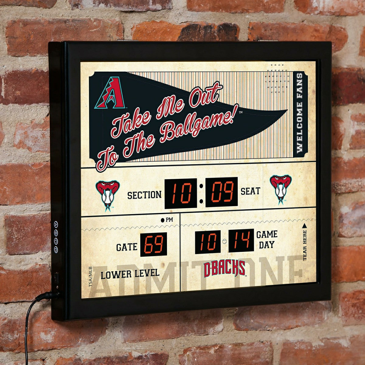 Scoreboard Wall Clock, Arizona Diamondbacks - MLB Home