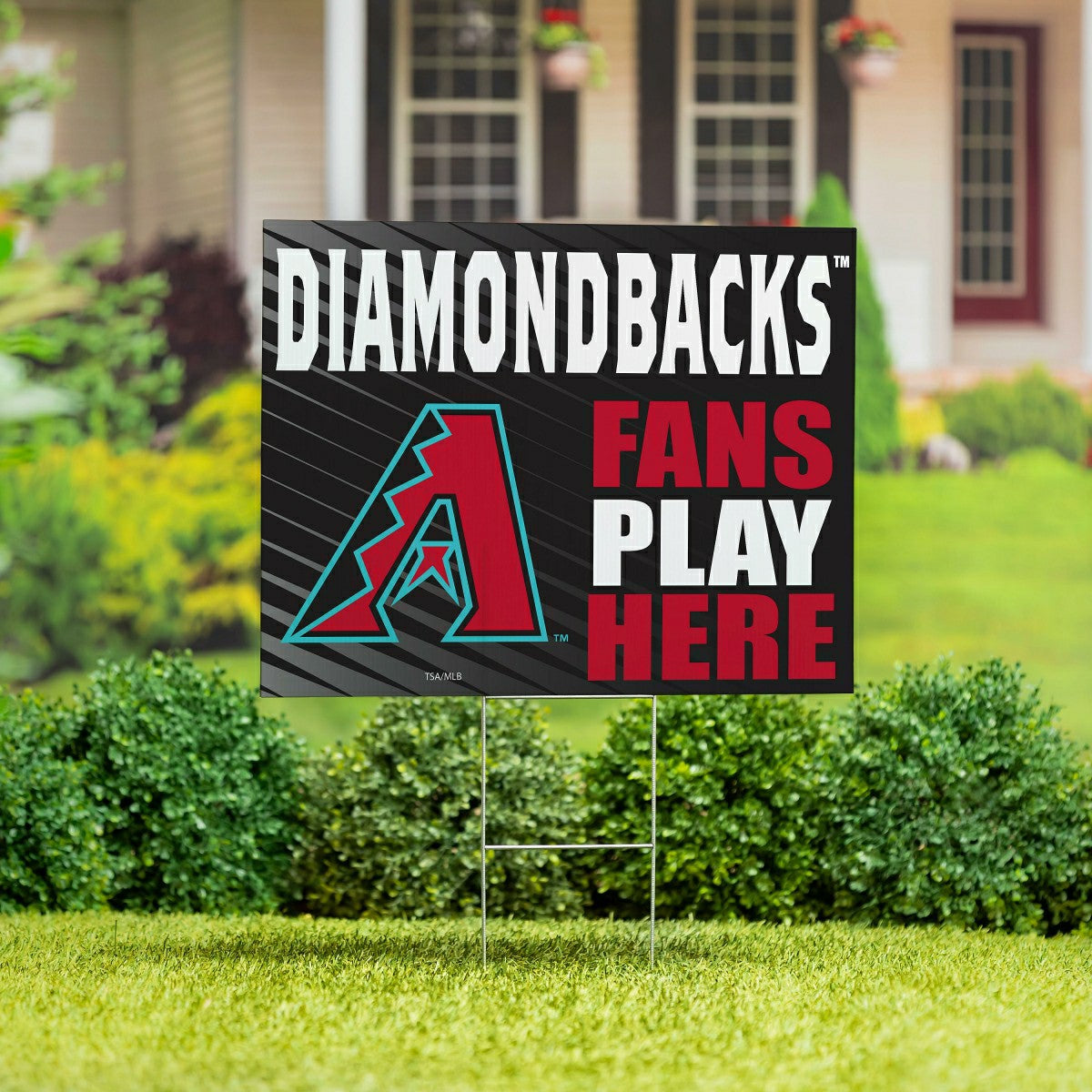 Arizona Diamondbacks Coroplast Yard Sign "Fans Play Here" - MLB Home