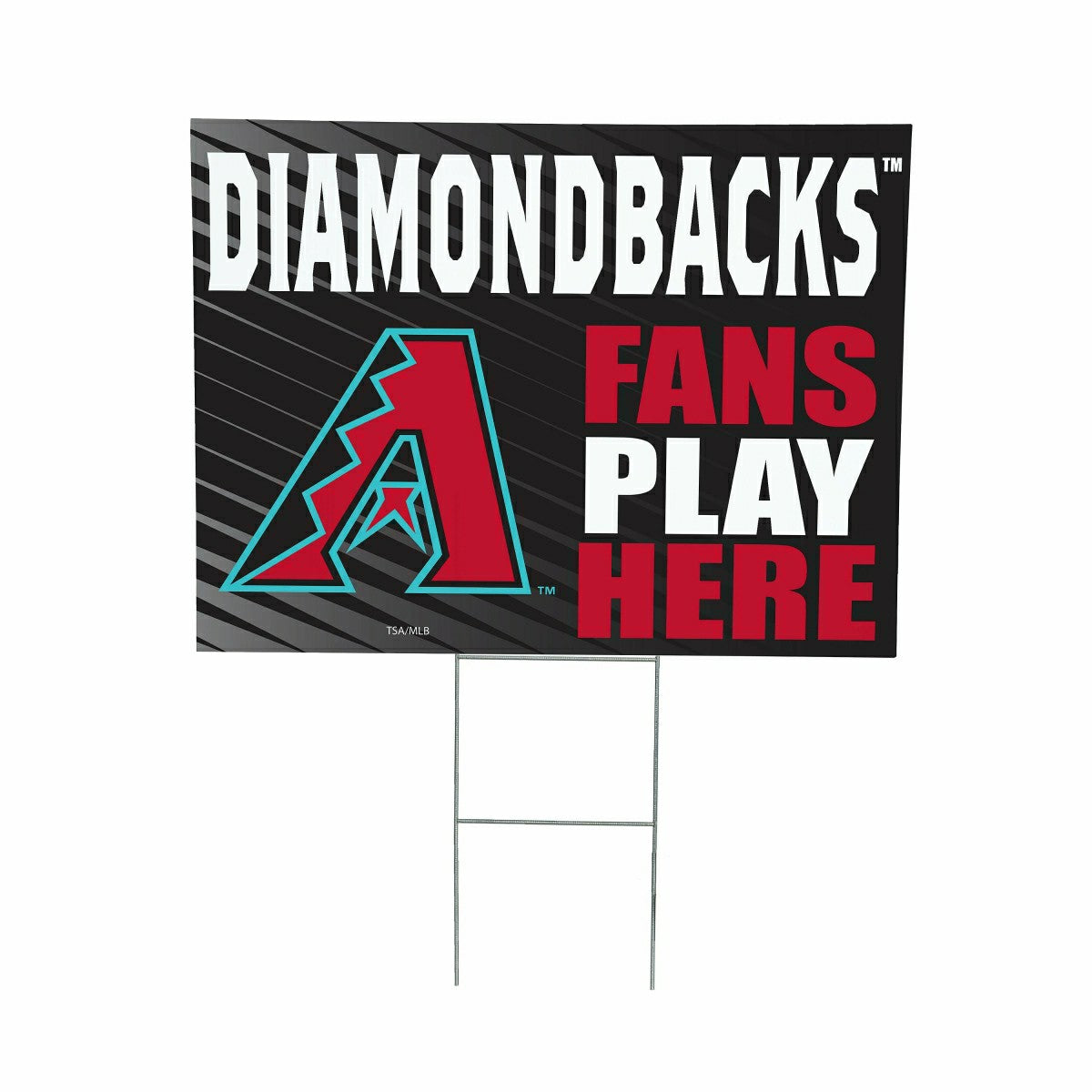 Arizona Diamondbacks Coroplast Yard Sign "Fans Play Here" - MLB Home