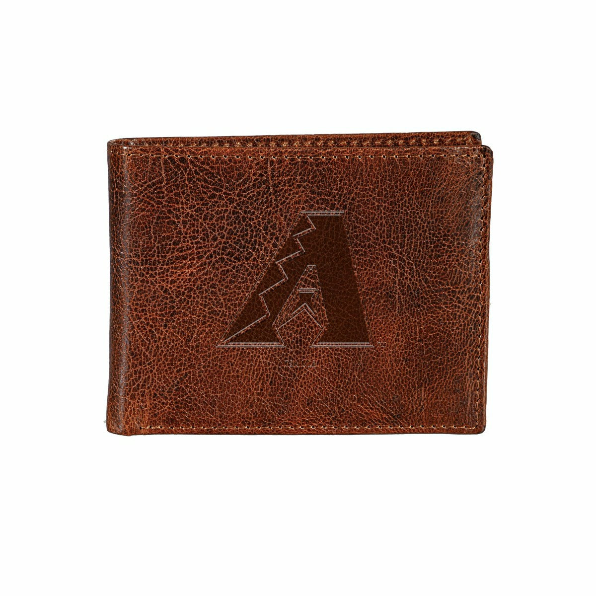 Arizona Diamondbacks, Embossed 100% Genuine Tumbled Leather Passcase B - MLB Home