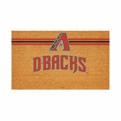 Arizona Diamondbacks Personalized Mat, Natural Coir with Color Logo, 3 - MLB