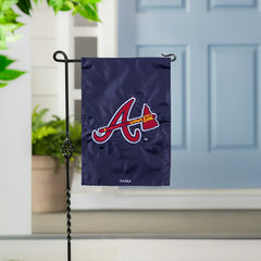 Atlanta Braves Applique Garden Flag - MLB Home