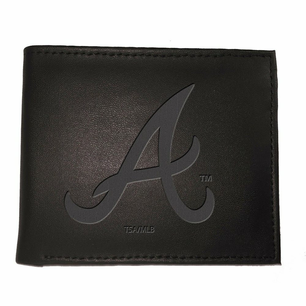 Atlanta Braves Bi-Fold Wallet Black - MLB Home