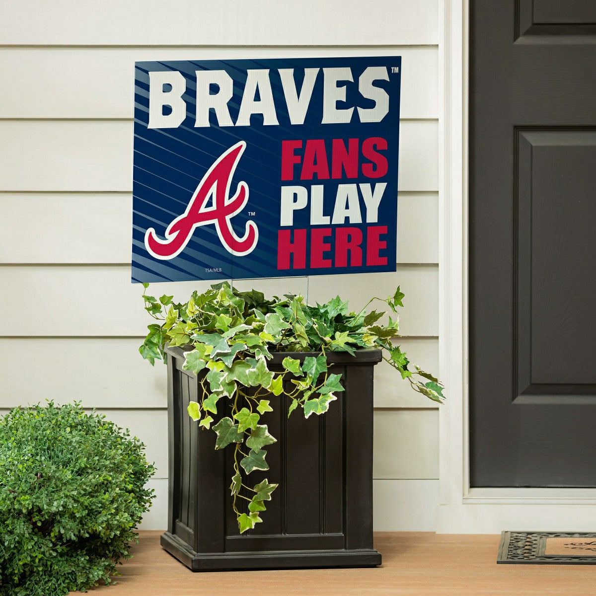 Atlanta Braves Coroplast Yard Sign "Fans Play Here" - MLB Home
