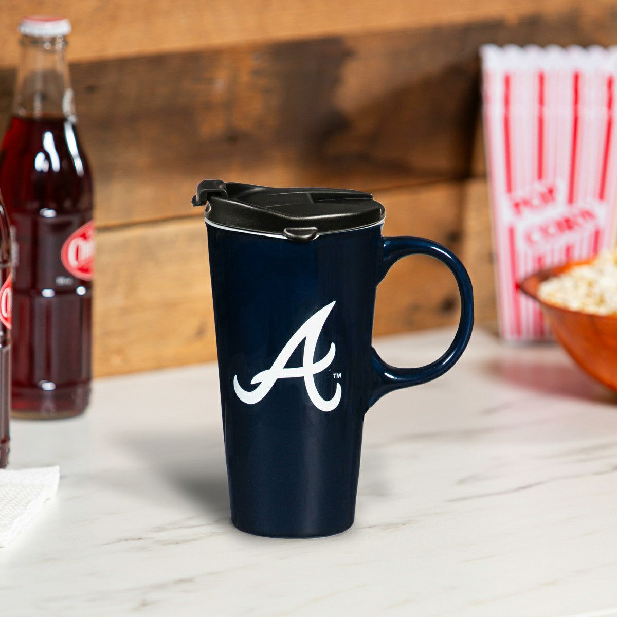 Atlanta Braves Boxed Travel Latte Cup, 17oz - MLB Home