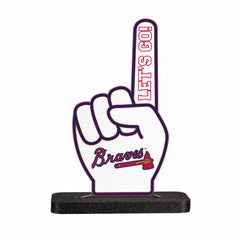 Atlanta Braves Baseball Foam Finger Desklite LED Decor - MLB Home