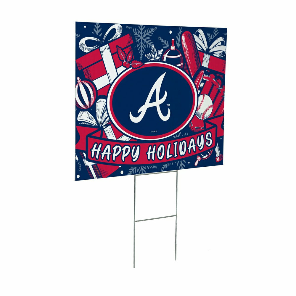 Atlanta Braves Yard Sign, Holiday - MLB Home
