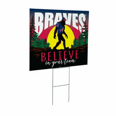 Atlanta Braves Yard Sign, Bigfoot - MLB Home