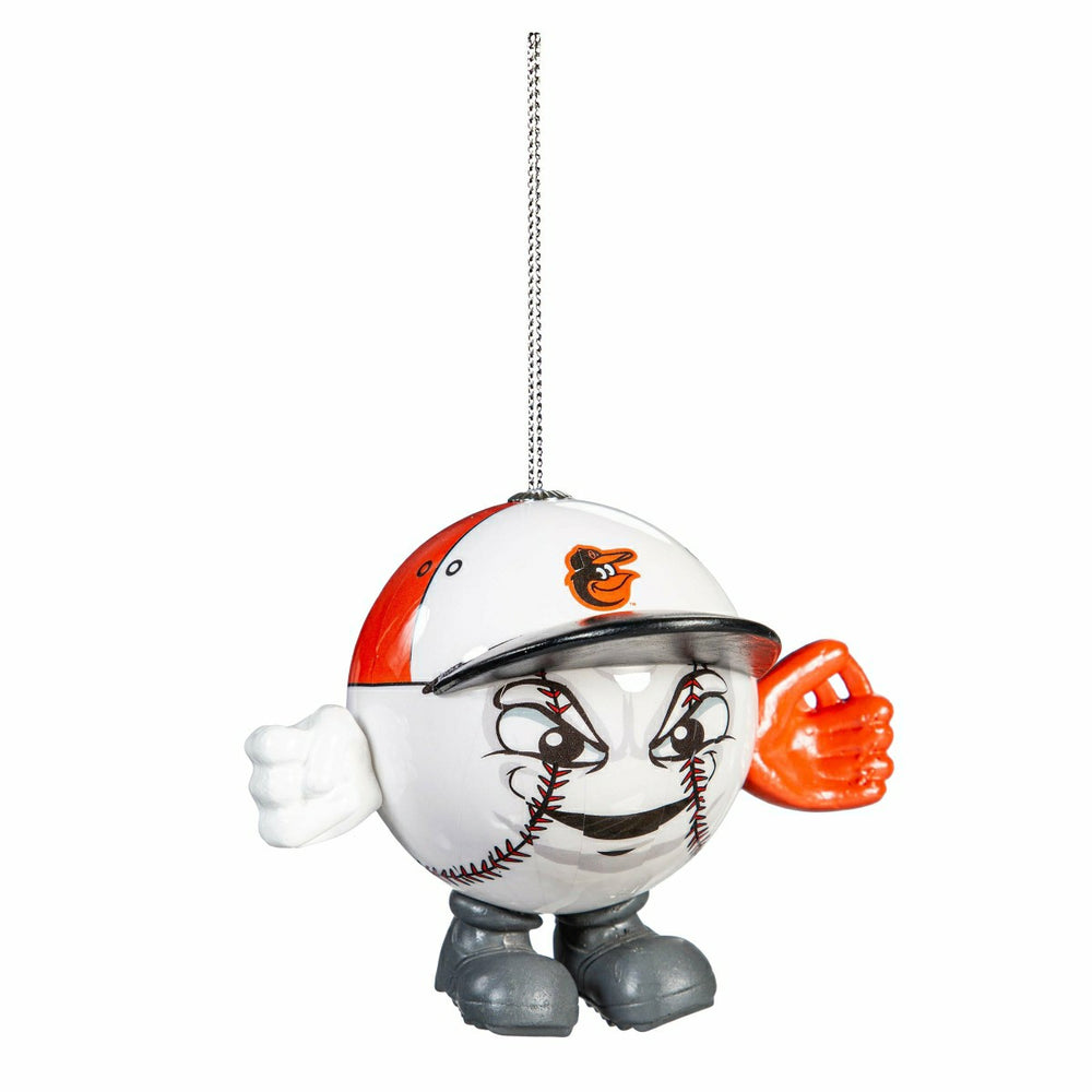 Baltimore Orioles Ball Head Ornament - MLB Home