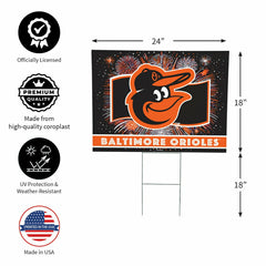 Baltimore Orioles Yard Sign, Patriotic - MLB Home