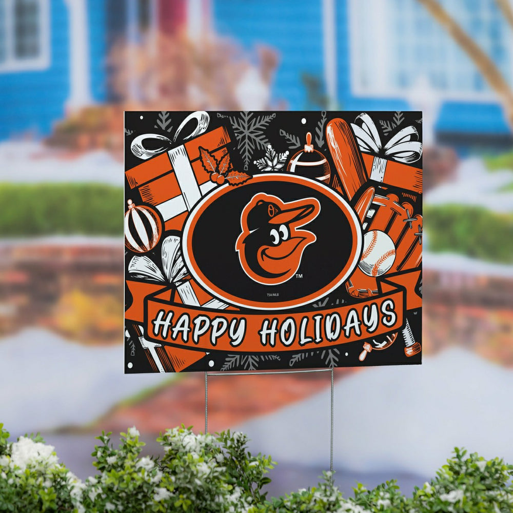 Baltimore Orioles Yard Sign, Holiday - MLB Home