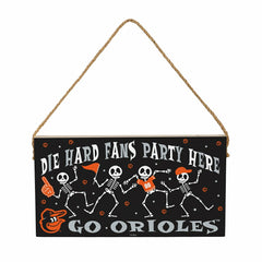 Baltimore Orioles Halloween Wood Wall Sign, 6x11 - MLB Home