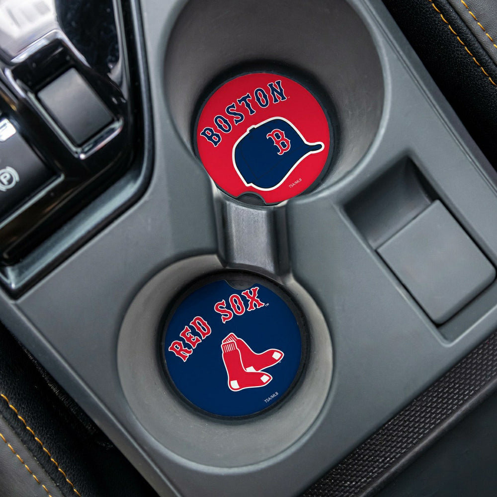 Boston Red Sox Car Coaster Set, 2pc - MLB Home