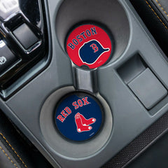 Boston Red Sox Car Coaster Set, 2pc - MLB Home