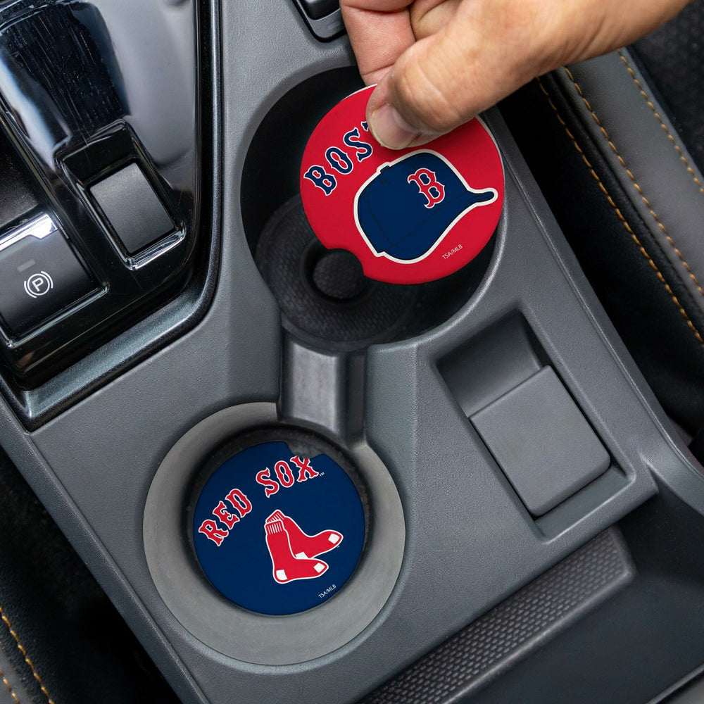 Boston Red Sox Car Coaster Set, 2pc - MLB Home