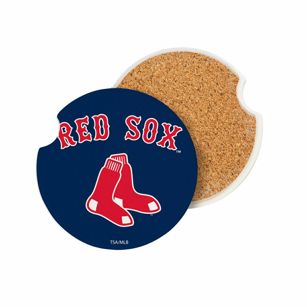 Boston Red Sox Car Coaster Set, 2pc - MLB Home