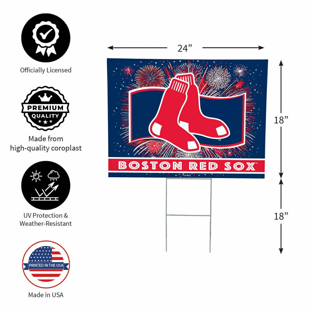 Boston Red Sox Yard Sign, Patriotic - MLB Home