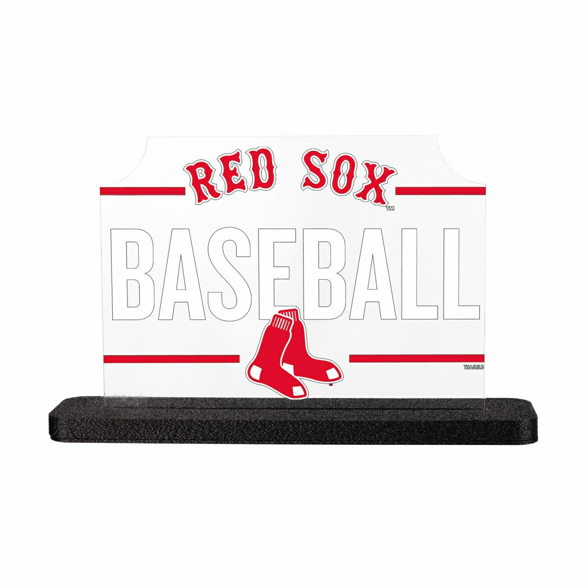 Boston Red Sox Baseball Rectangle Desklite LED Decor - MLB Home