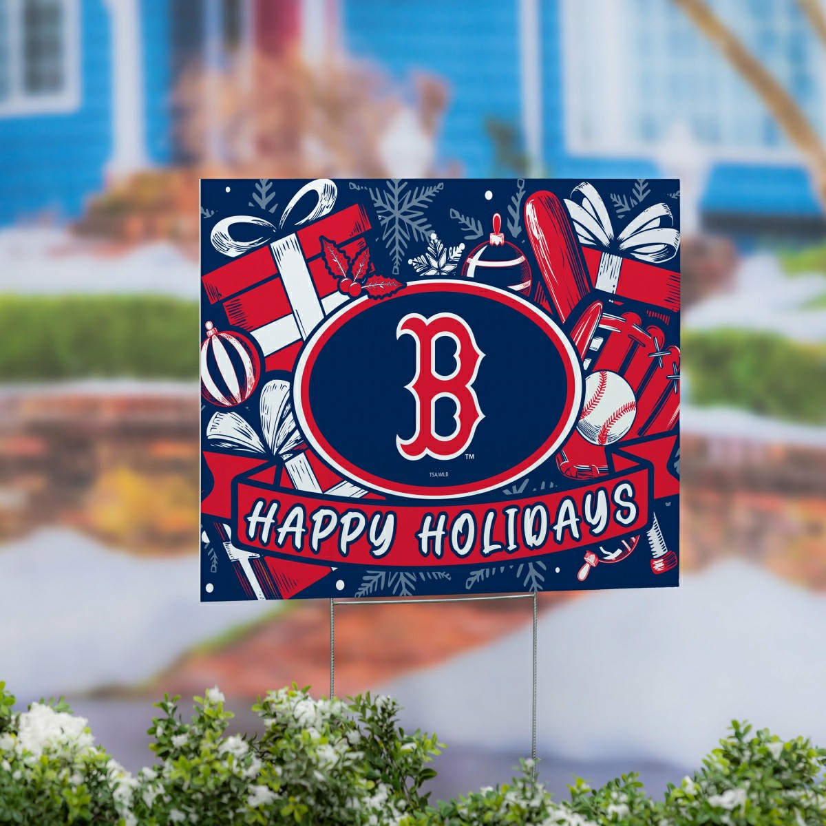 Boston Red Sox Yard Sign, Holiday - MLB Home