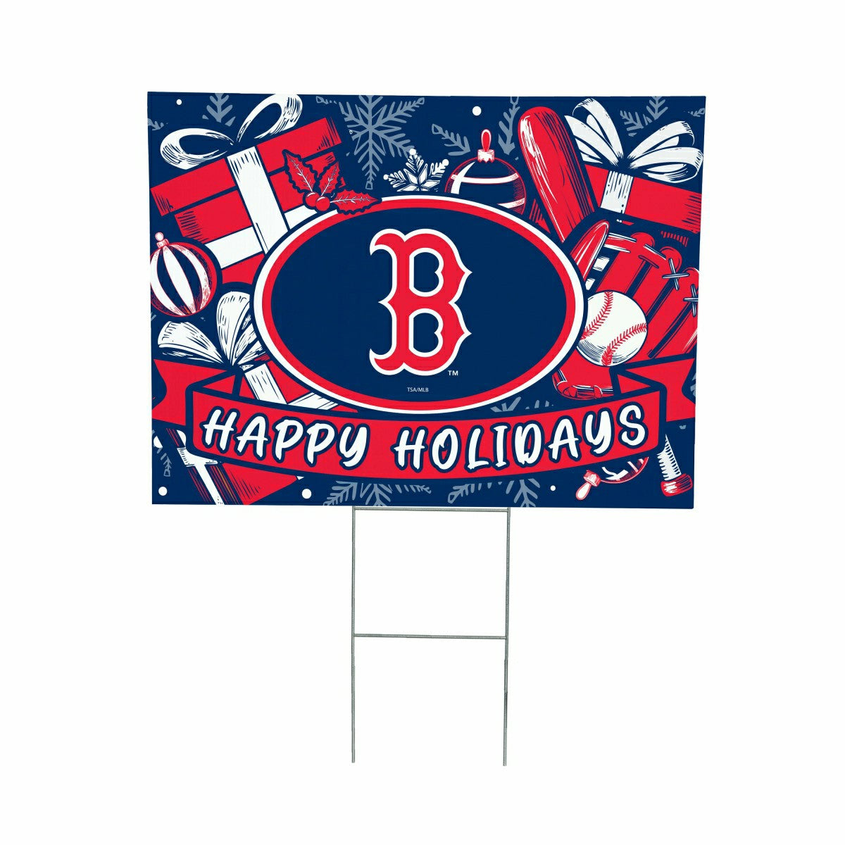 Boston Red Sox Yard Sign, Holiday - MLB Home