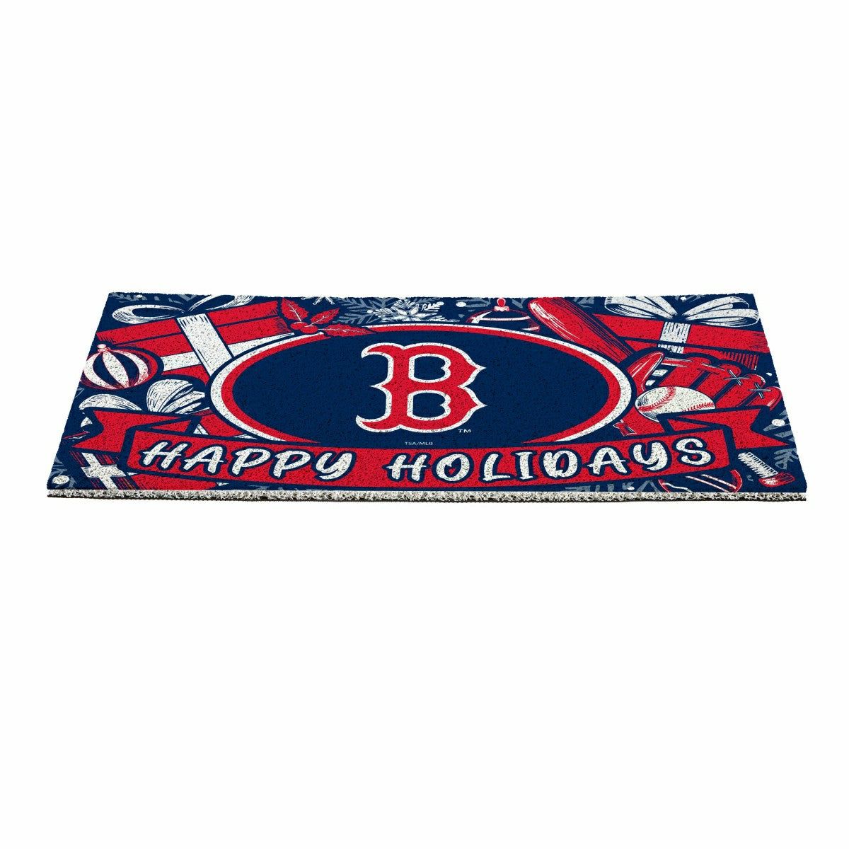 Boston Red Sox Holiday PVC Mat, 28"x16" - MLB
