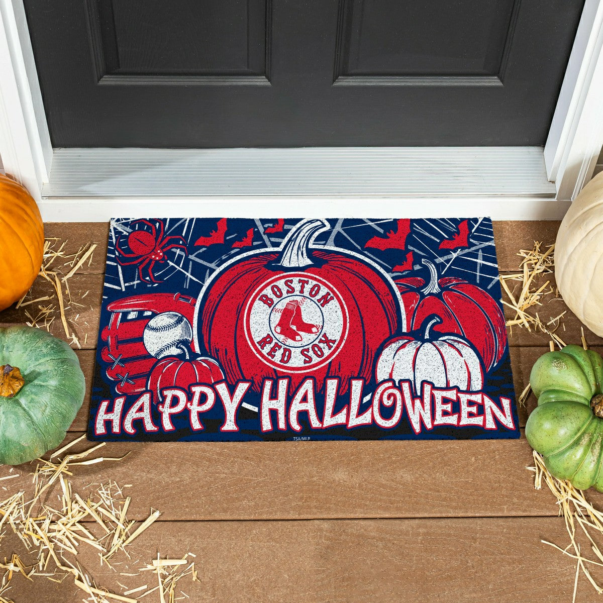 Boston Red Sox Halloween PVC Mat, 28"x16" - MLB