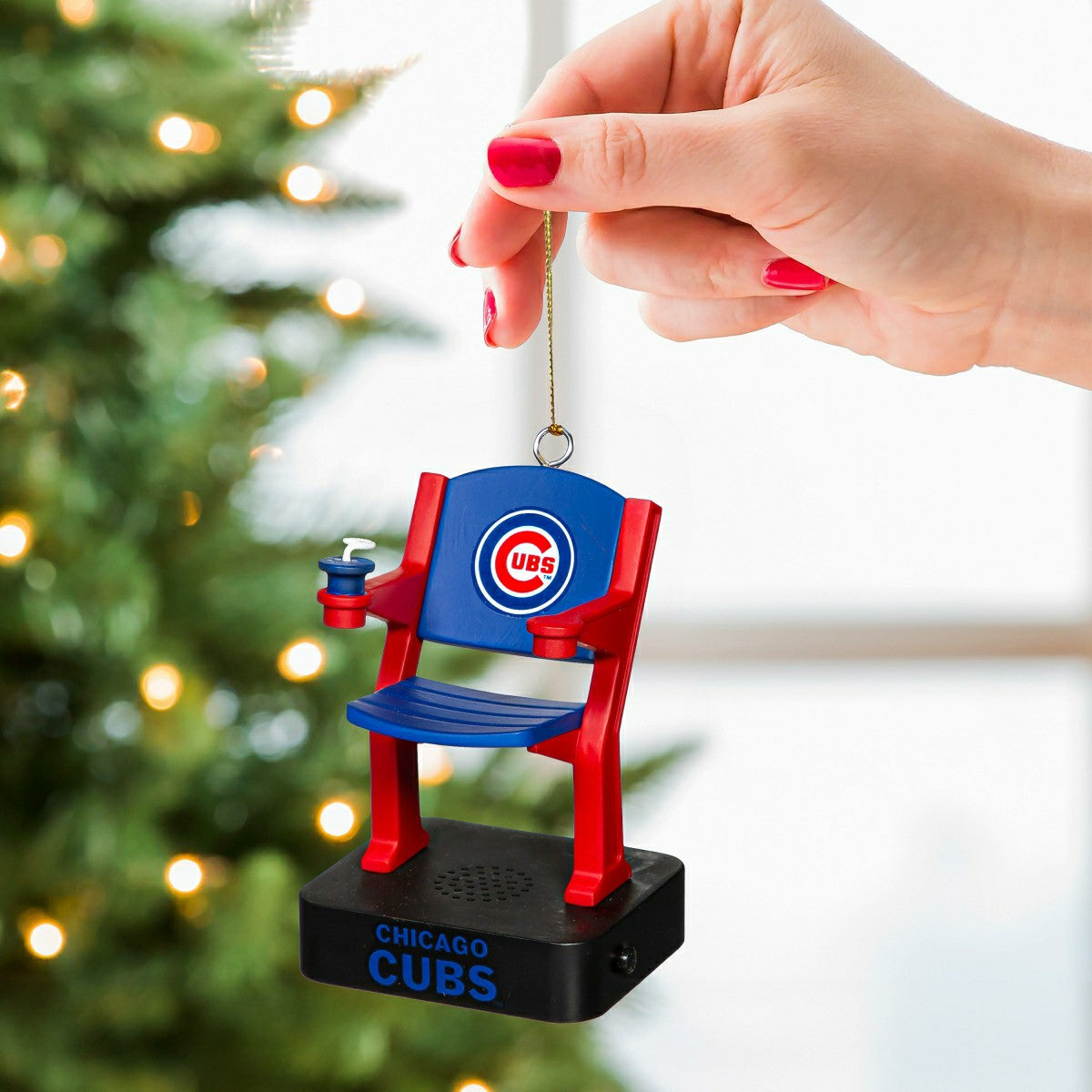 Chicago Cubs Stadium Seat Ornament - MLB Home