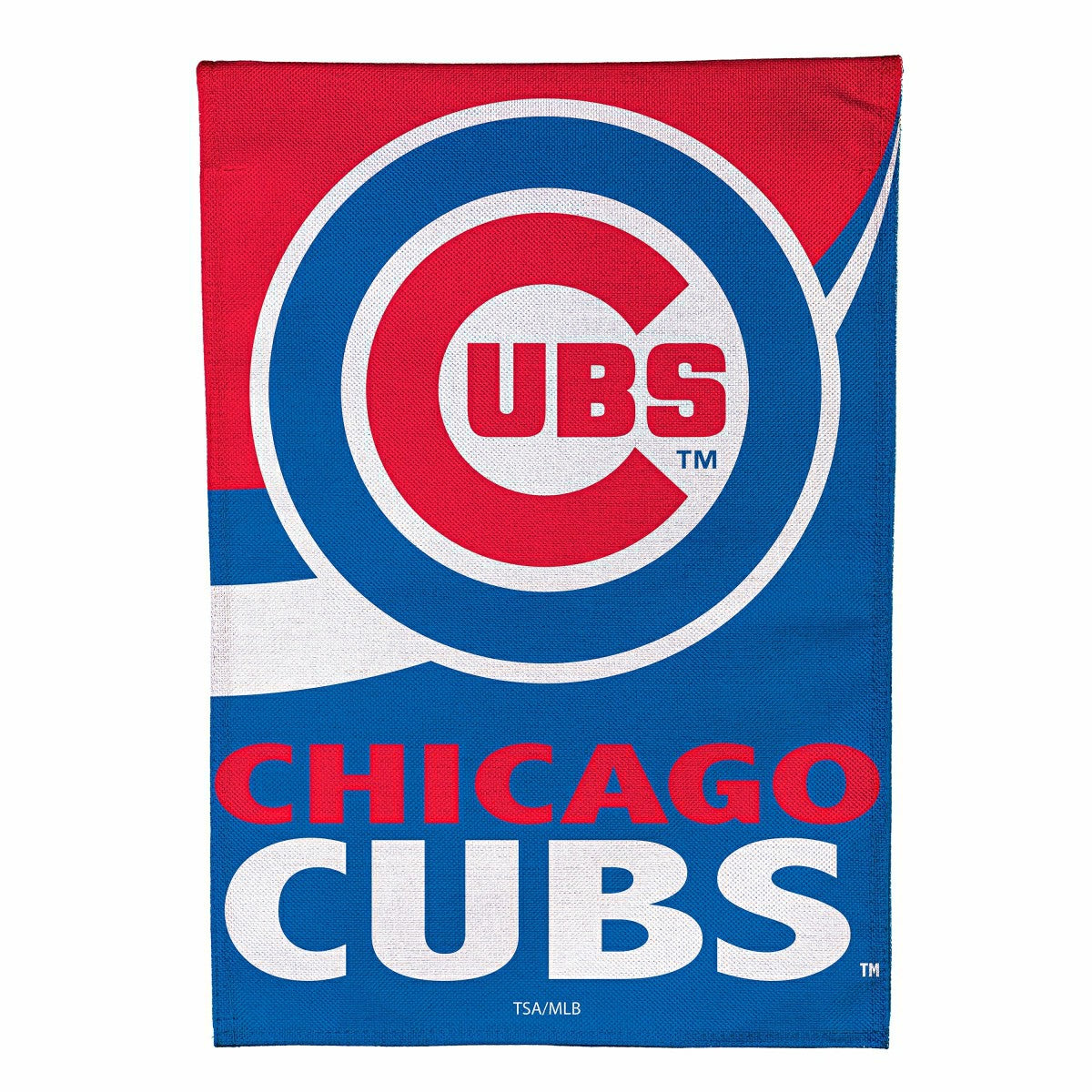 Chicago Cubs Burlap Garden Flag - MLB Home