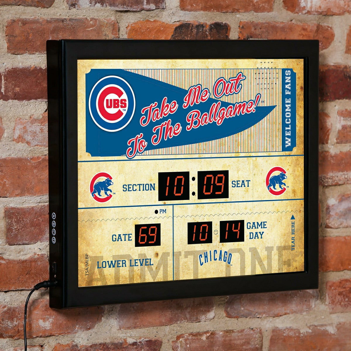 Scoreboard Wall Clock, Chicago Cubs - MLB Home