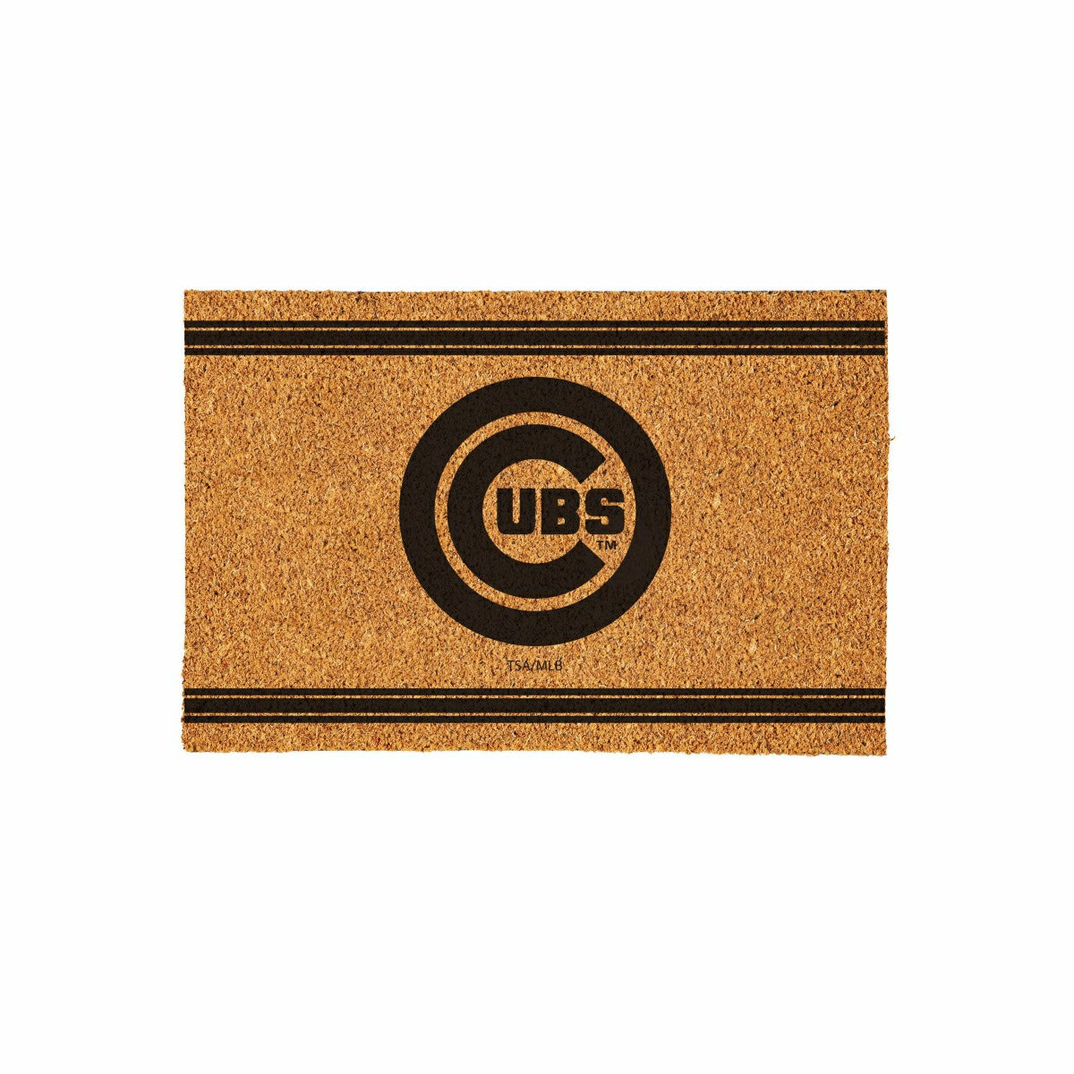 Chicago Cubs Large One Color Coir Mat, 36"x24" - MLB