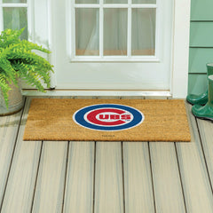 Chicago Cubs Large Full Color Coir Mat, 36"x24" - MLB
