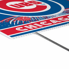 Chicago Cubs Yard Sign, Patriotic - MLB Home