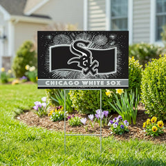Chicago White Sox Yard Sign, Patriotic - MLB Home